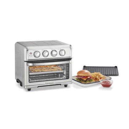 1800 W Stainless Steel 0.6-cubic-foot Air Fryer Toaster Oven with Grill